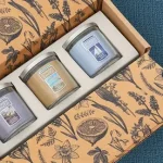 Eco-Friendly Candle Subscription Box Packaging with Log