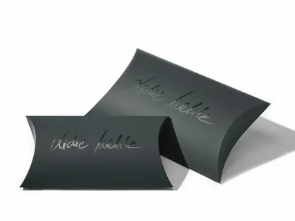 i (26) Custom Printed Pillow Boxes for Gift and Retail Packaging