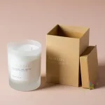“Eco-Friendly Kraft Candle Box with Logo”